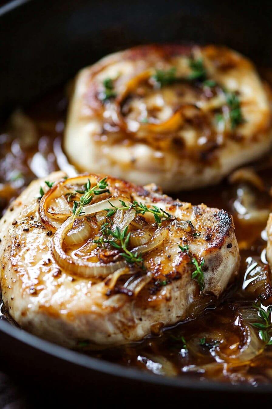 French Onion Pork Chops