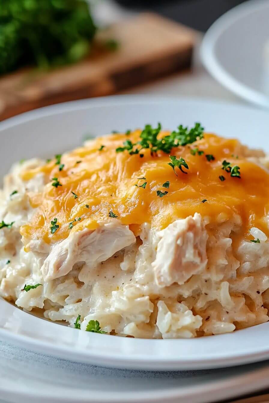 Creamy Chicken Rice Casserole