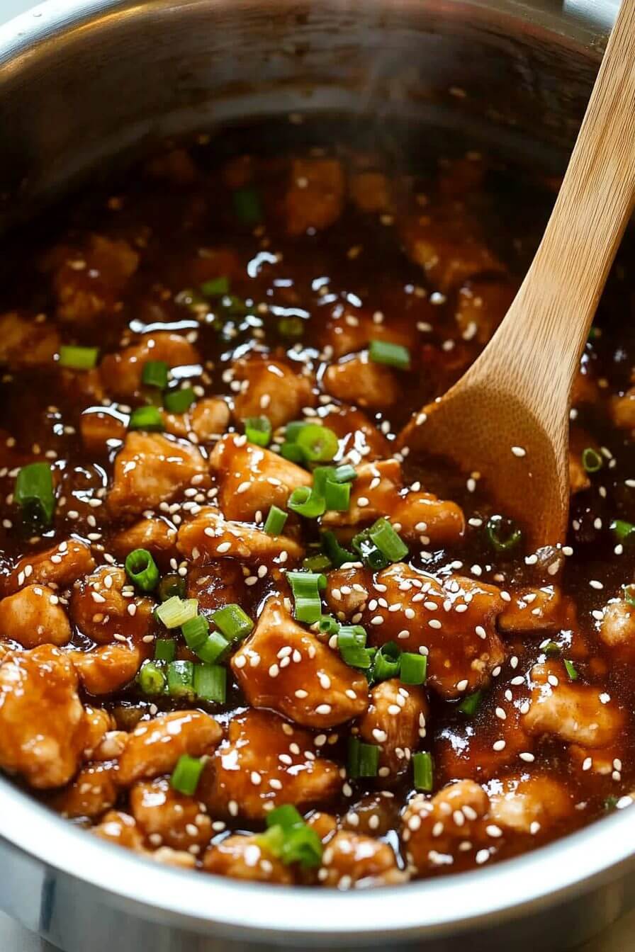 General Tso's sauce in a bowl