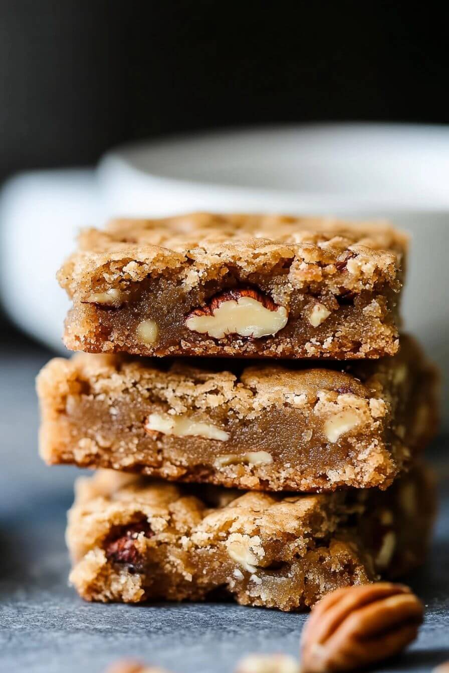 Side view of Pecan Chewies