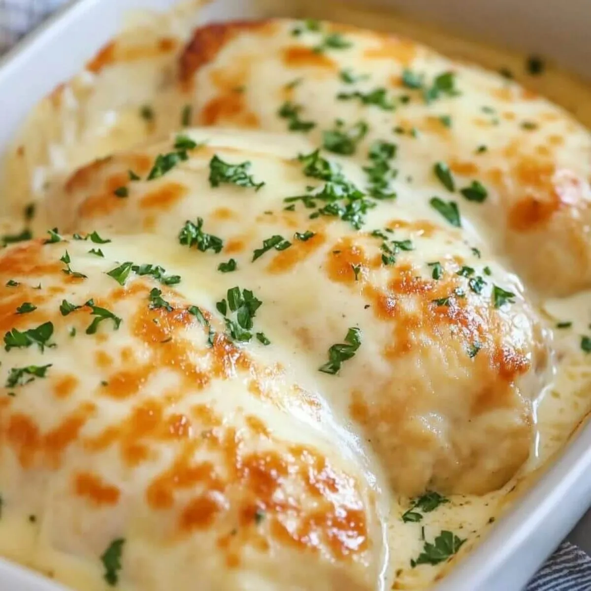 Smothered Cheesy Sour Cream Chicken