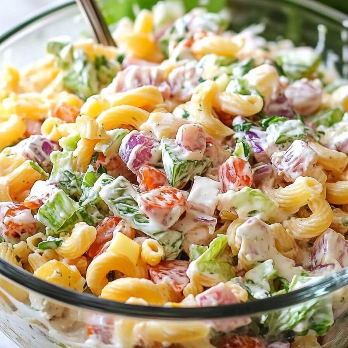 Layered Pasta Salad