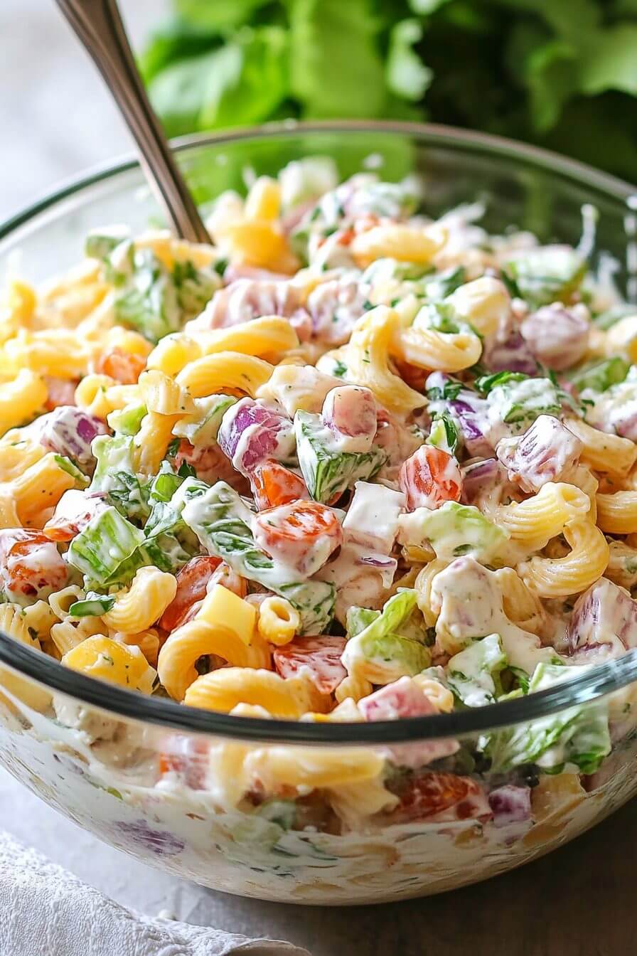 Layered Pasta Salad