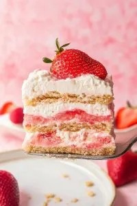 Strawberry Cream Cheese Icebox Cake