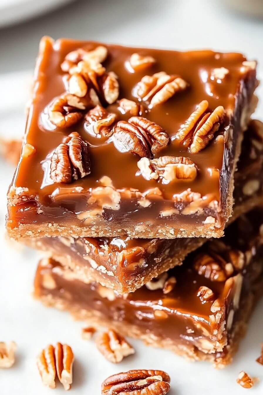 Pecan Turtle Bars Recipe