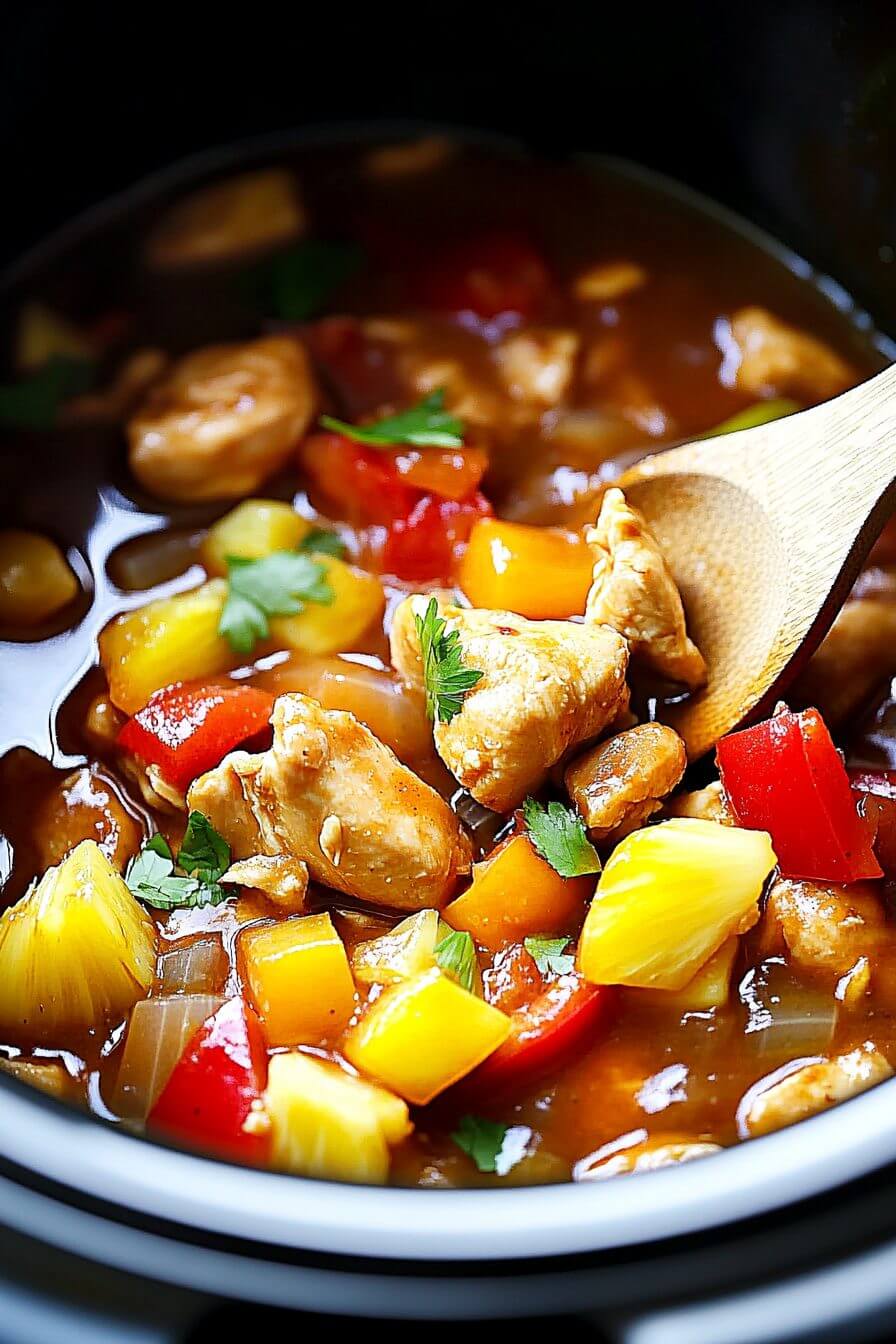 Sweet Hawaiian Crockpot Chicken Recipe