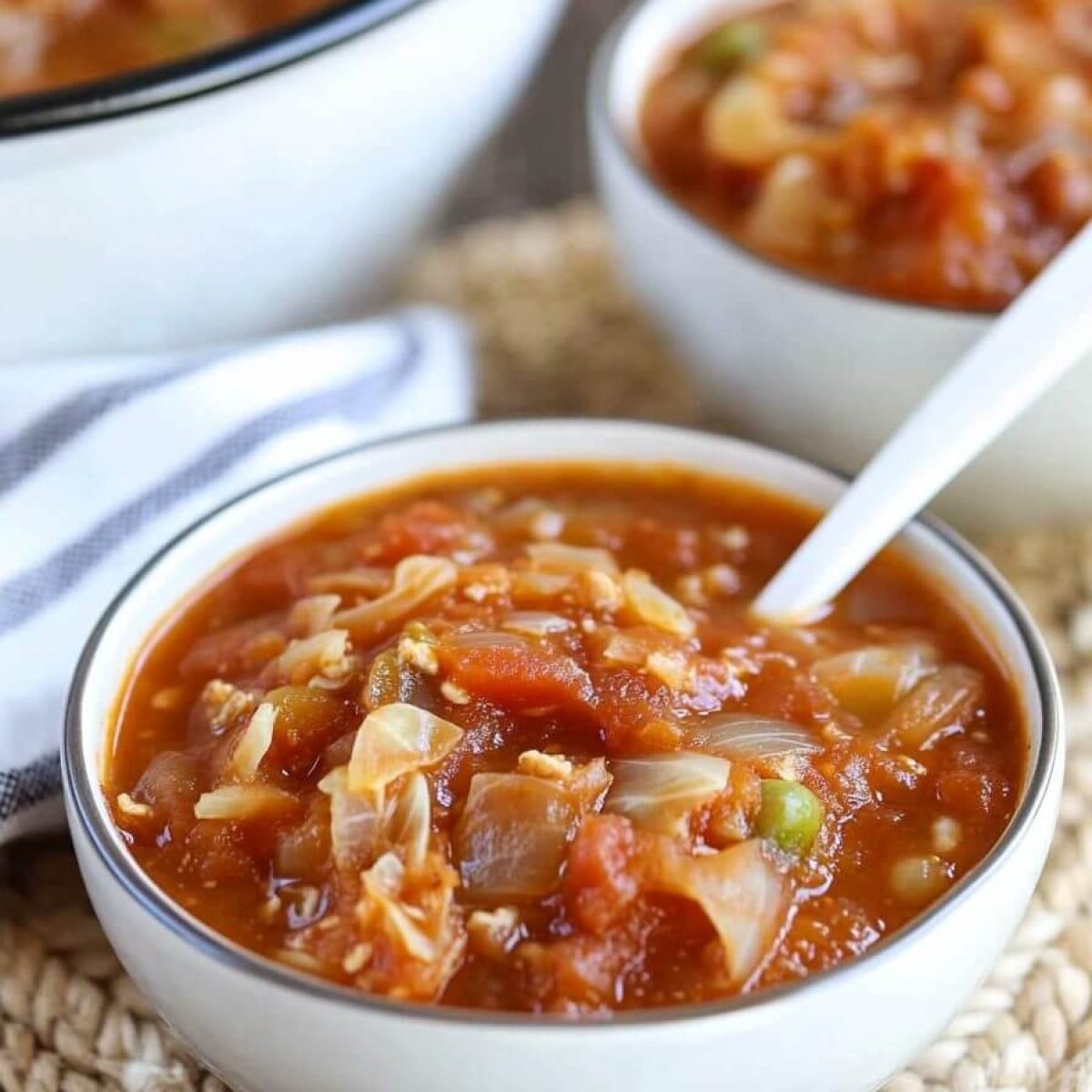 Slow Cooker Unstuffed Cabbage Roll Soup