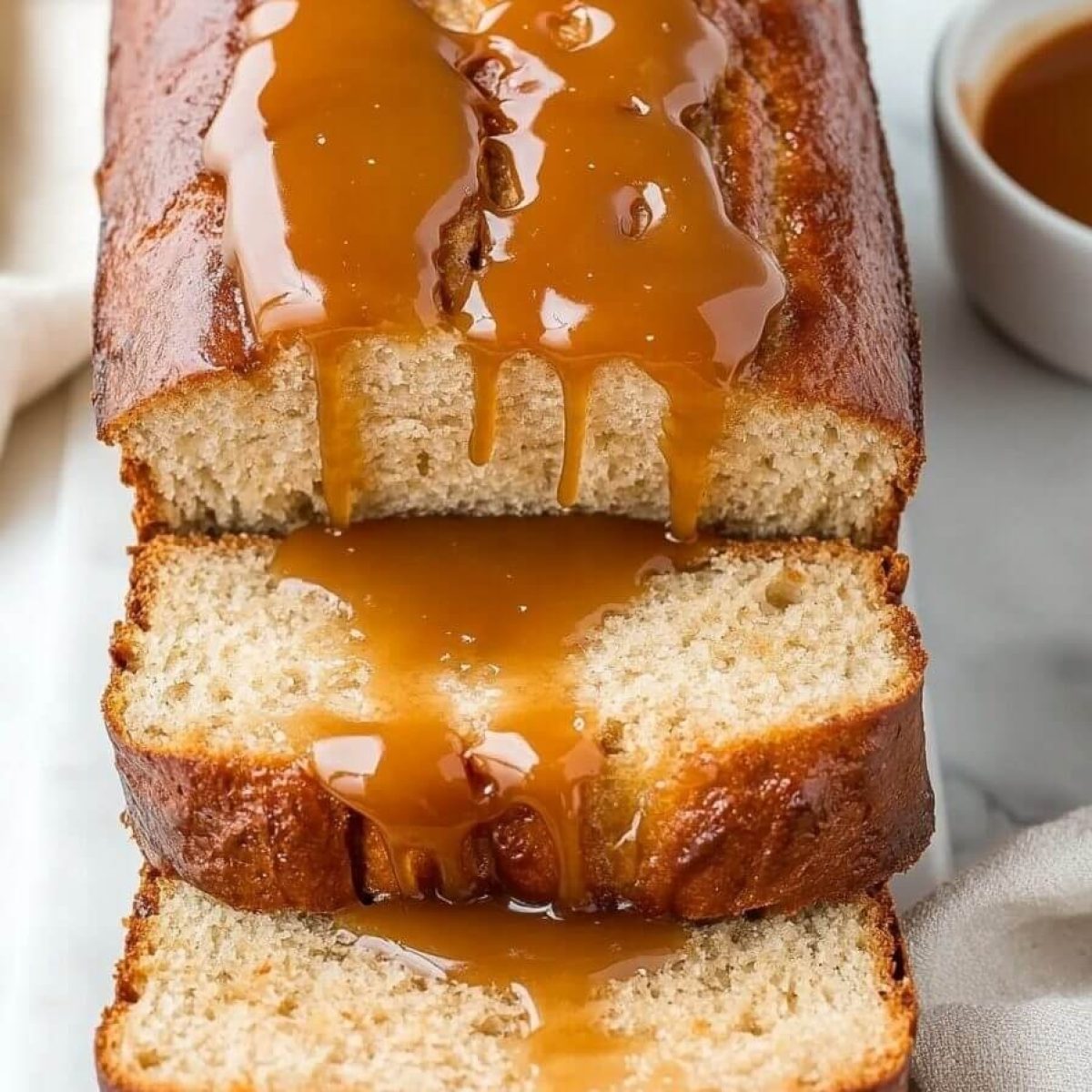 Salted Caramel Banana Bread