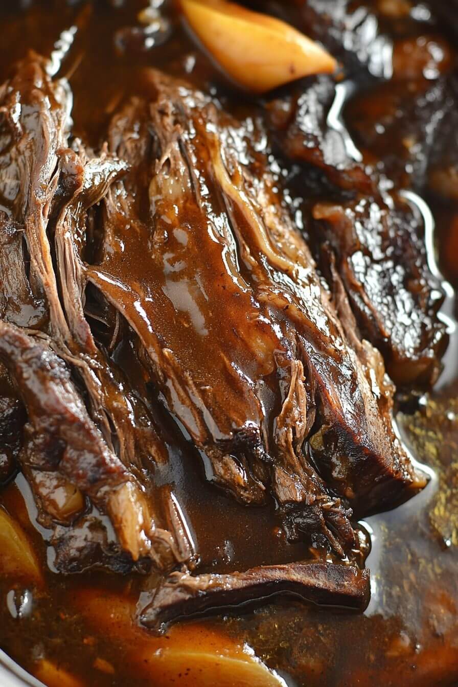 Slow Cooker Pot Roast with Gravy