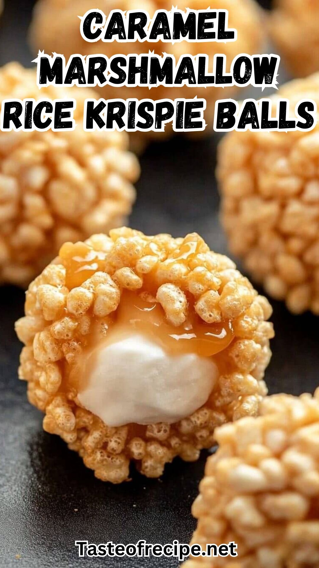 Caramel Marshmallow Rice Krispie Balls Recipe Caramel Marshmallow Rice Krispie Balls Recipe