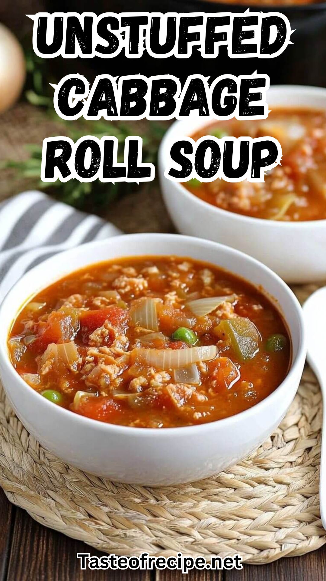 Slow Cooker Unstuffed Cabbage Roll Soup Slow Cooker Unstuffed Cabbage Roll Soup