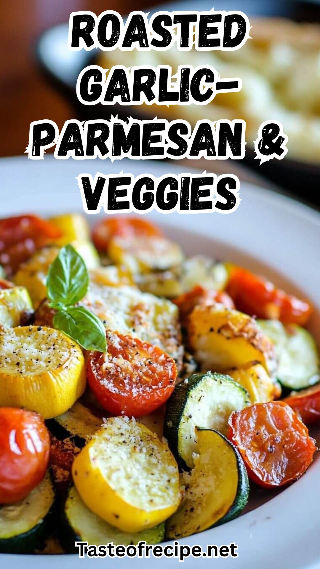 Roasted Garlic-Parmesan Zucchini, Squash, and Tomatoes Roasted Garlic-Parmesan Zucchini, Squash, and Tomatoes