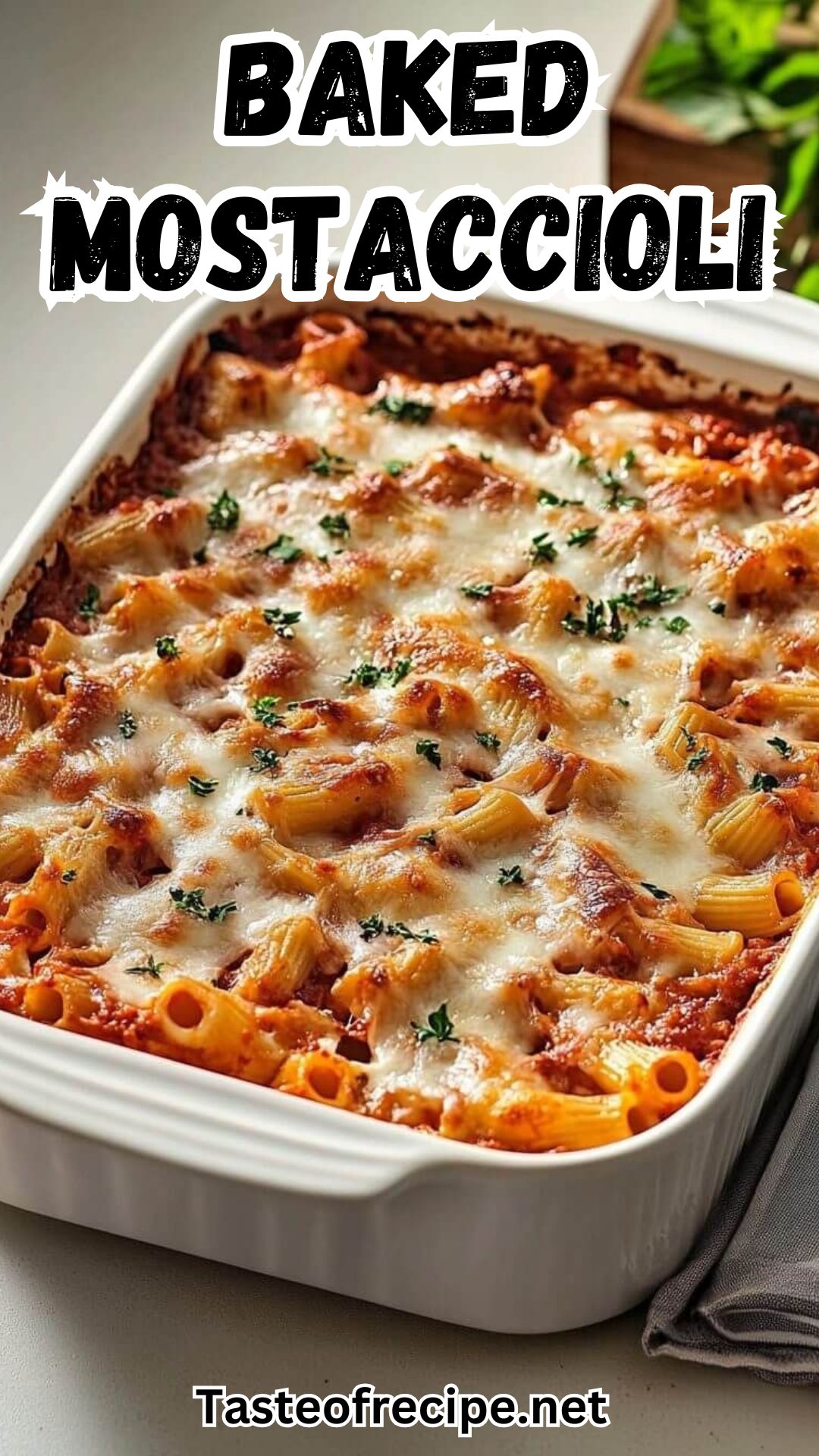 Baked Mostaccioli Baked Mostaccioli