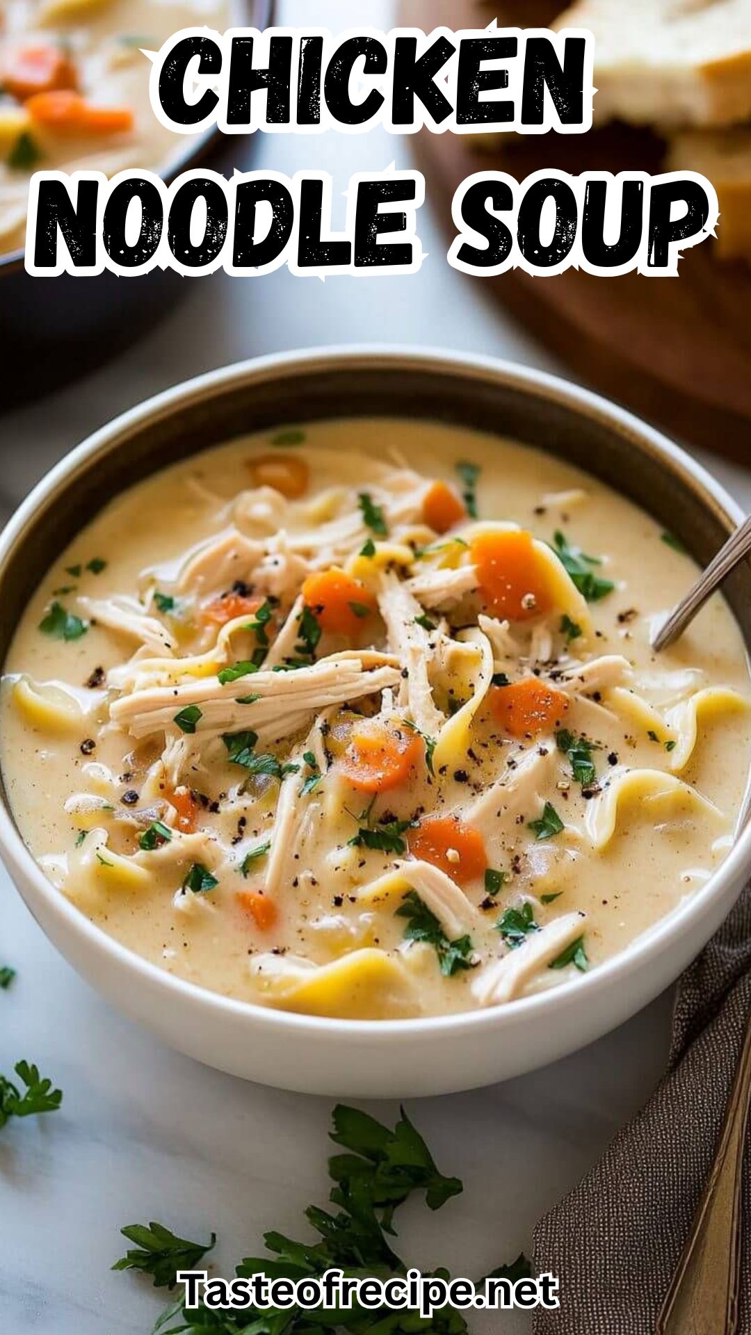 Creamy Chicken Noodle Soup Creamy Chicken Noodle Soup