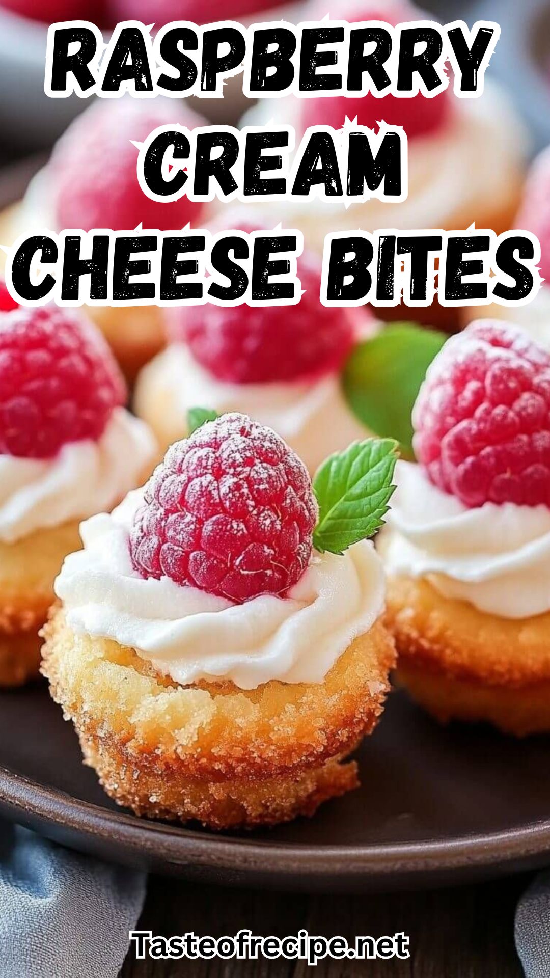 Raspberry Cream Cheese Bites Raspberry Cream Cheese Bites