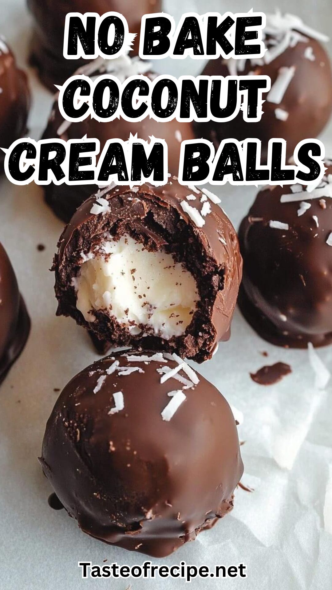 No Bake Coconut Cream Balls No Bake Coconut Cream Balls