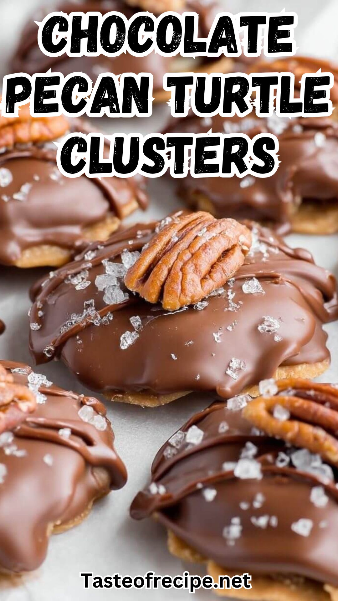 CHOCOLATE PECAN TURTLE CLUSTERS CHOCOLATE PECAN TURTLE CLUSTERS