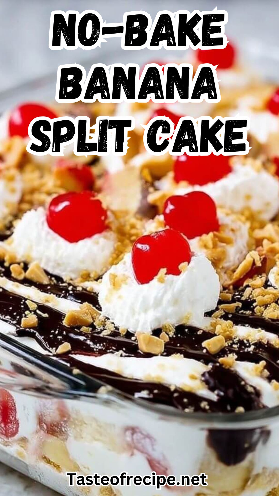 No-Bake Banana Split Cake No-Bake Banana Split Cake