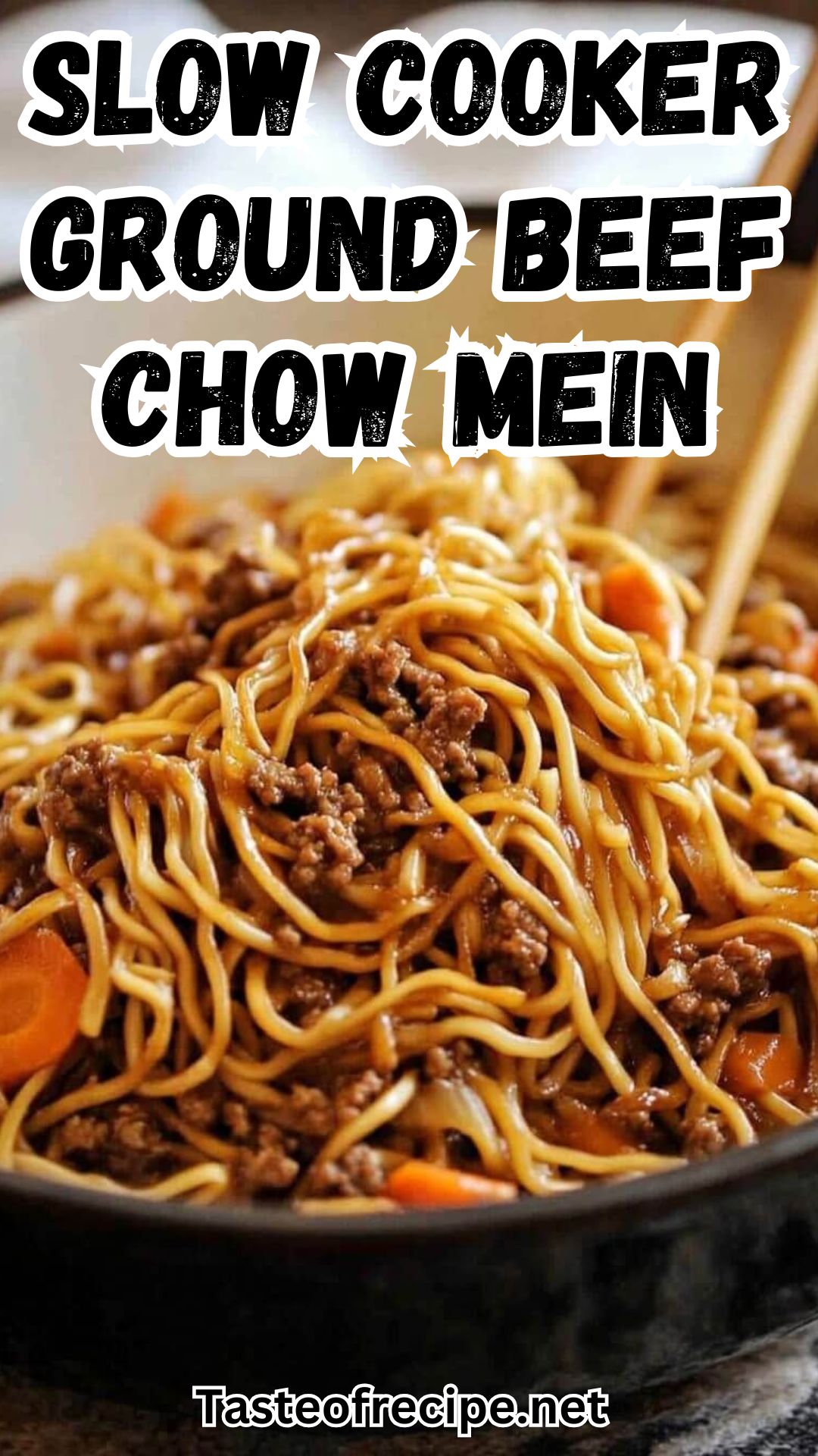 Slow Cooker Ground Beef Chow Mein Slow Cooker Ground Beef Chow Mein