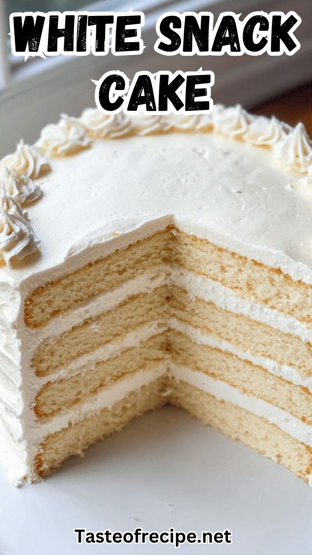 Irresistible Heavenly White Snack Cake Irresistible Heavenly White Snack Cake