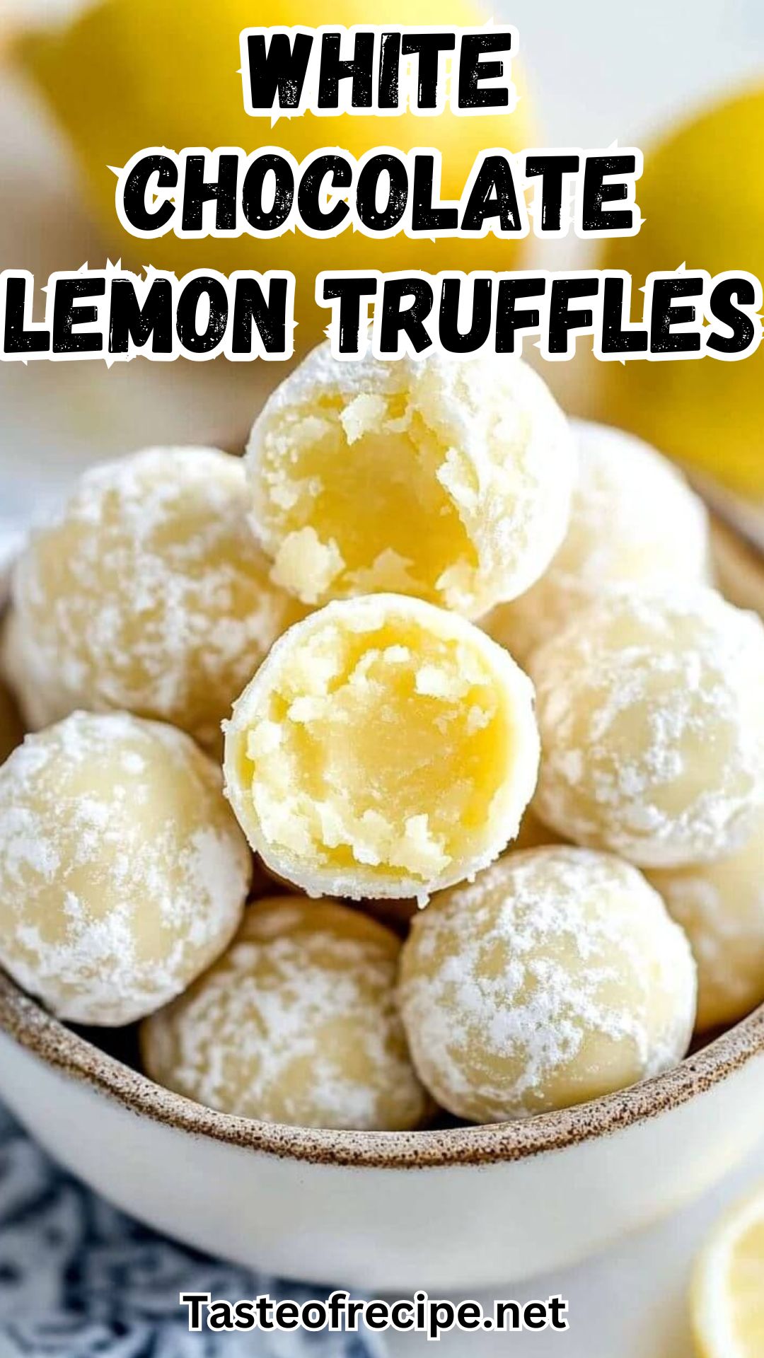 White Chocolate Lemon Truffles White Chocolate Lemon Truffles