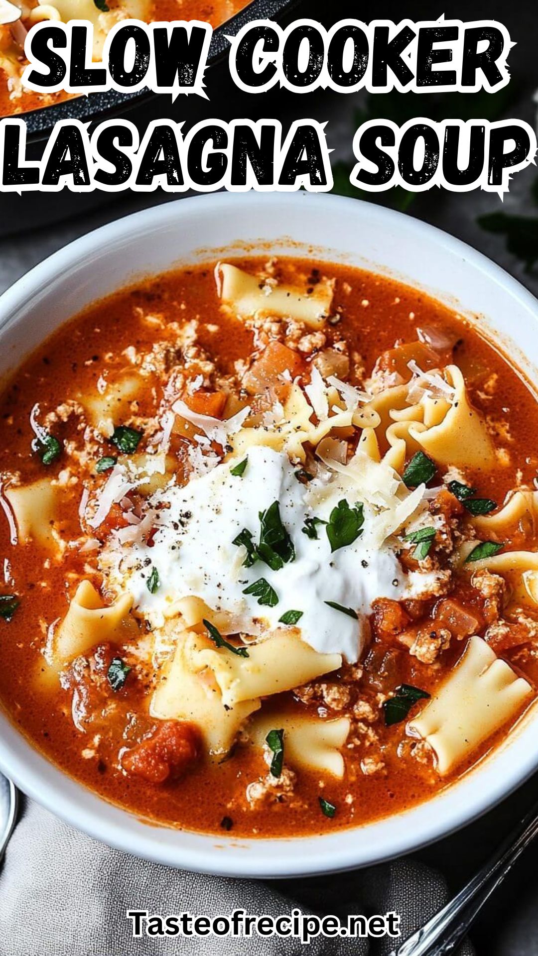 Slow Cooker Lasagna Soup Slow Cooker Lasagna Soup