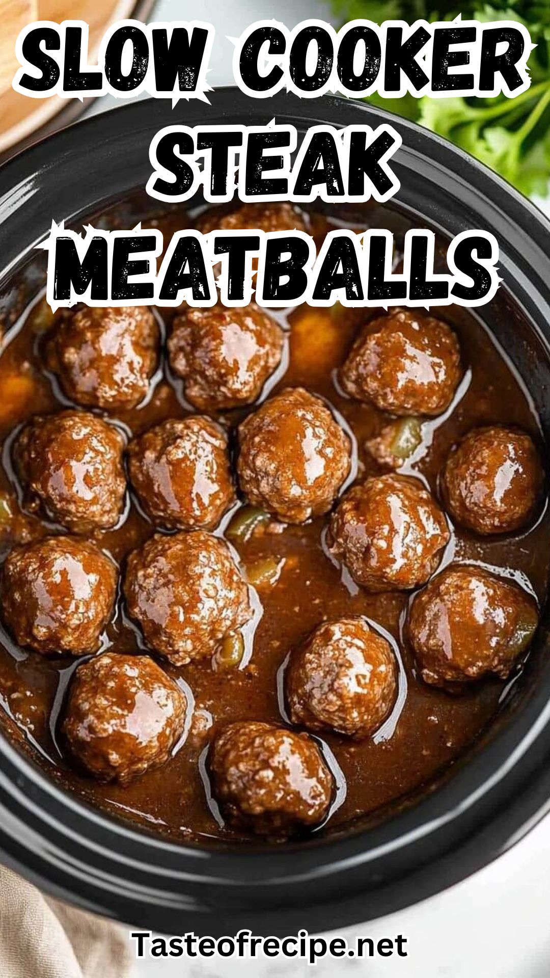 Slow Cooker Salisbury Steak Meatballs Slow Cooker Salisbury Steak Meatballs