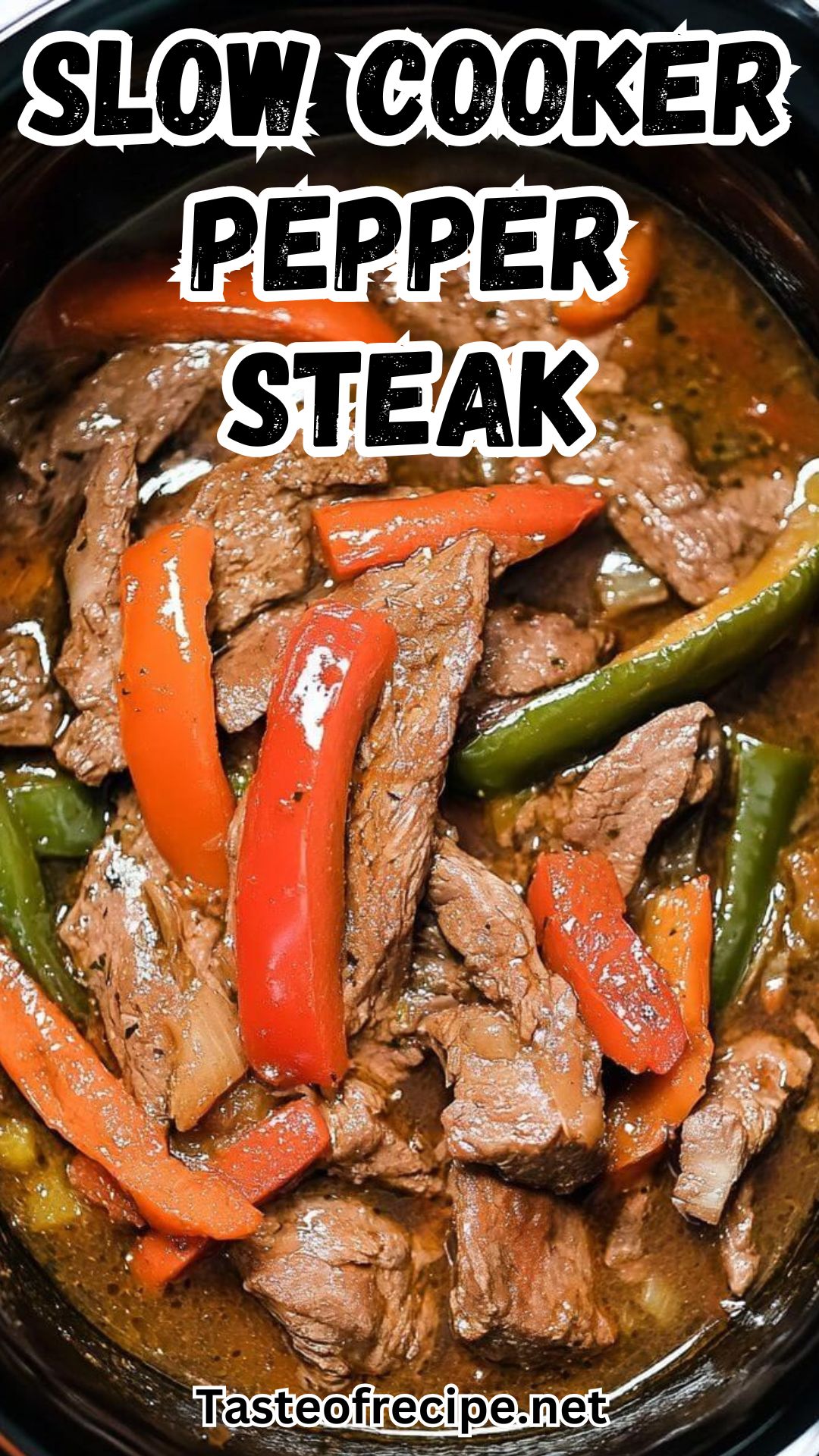 Slow Cooker Pepper Steak Slow Cooker Pepper Steak