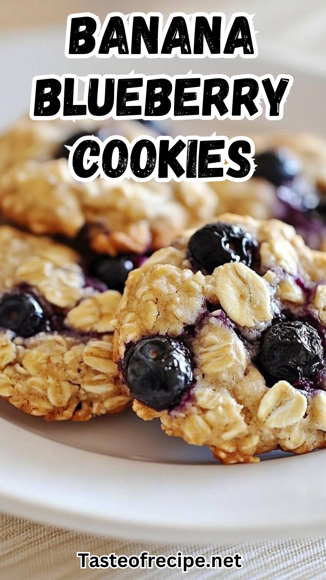 Banana Blueberry Oatmeal Breakfast Cookies Banana Blueberry Oatmeal Breakfast Cookies