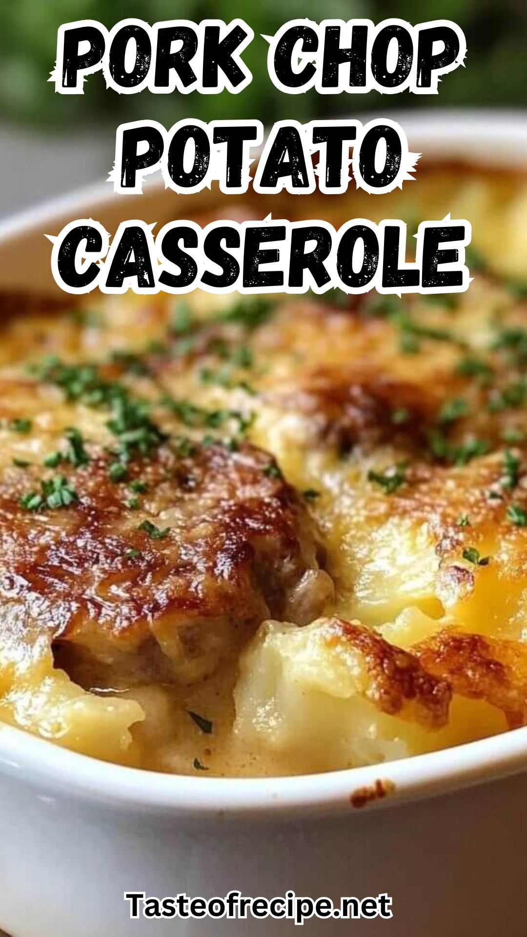 Smothered Pork Chop Scalloped Potato Casserole Smothered Pork Chop Scalloped Potato Casserole
