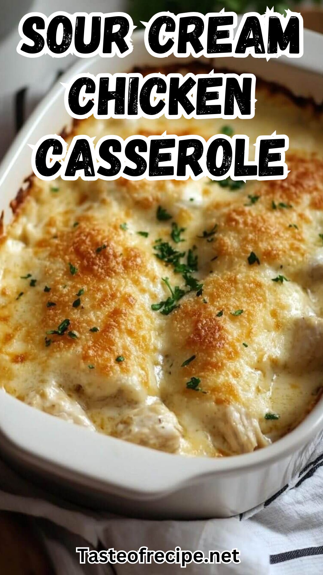 Cheesy Sour Cream Chicken Casserole Cheesy Sour Cream Chicken Casserole