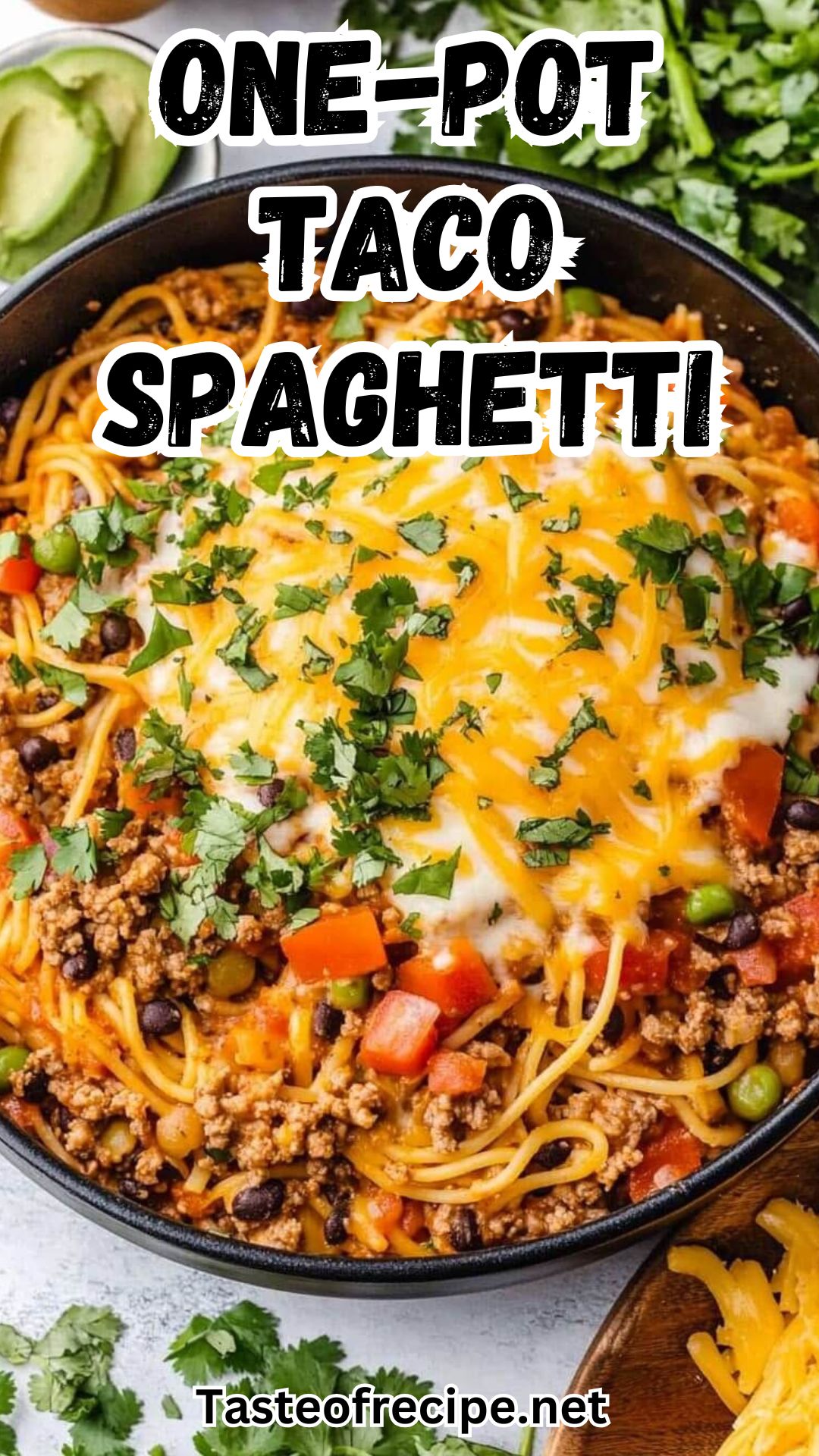 One-Pot Taco Spaghetti One-Pot Taco Spaghetti