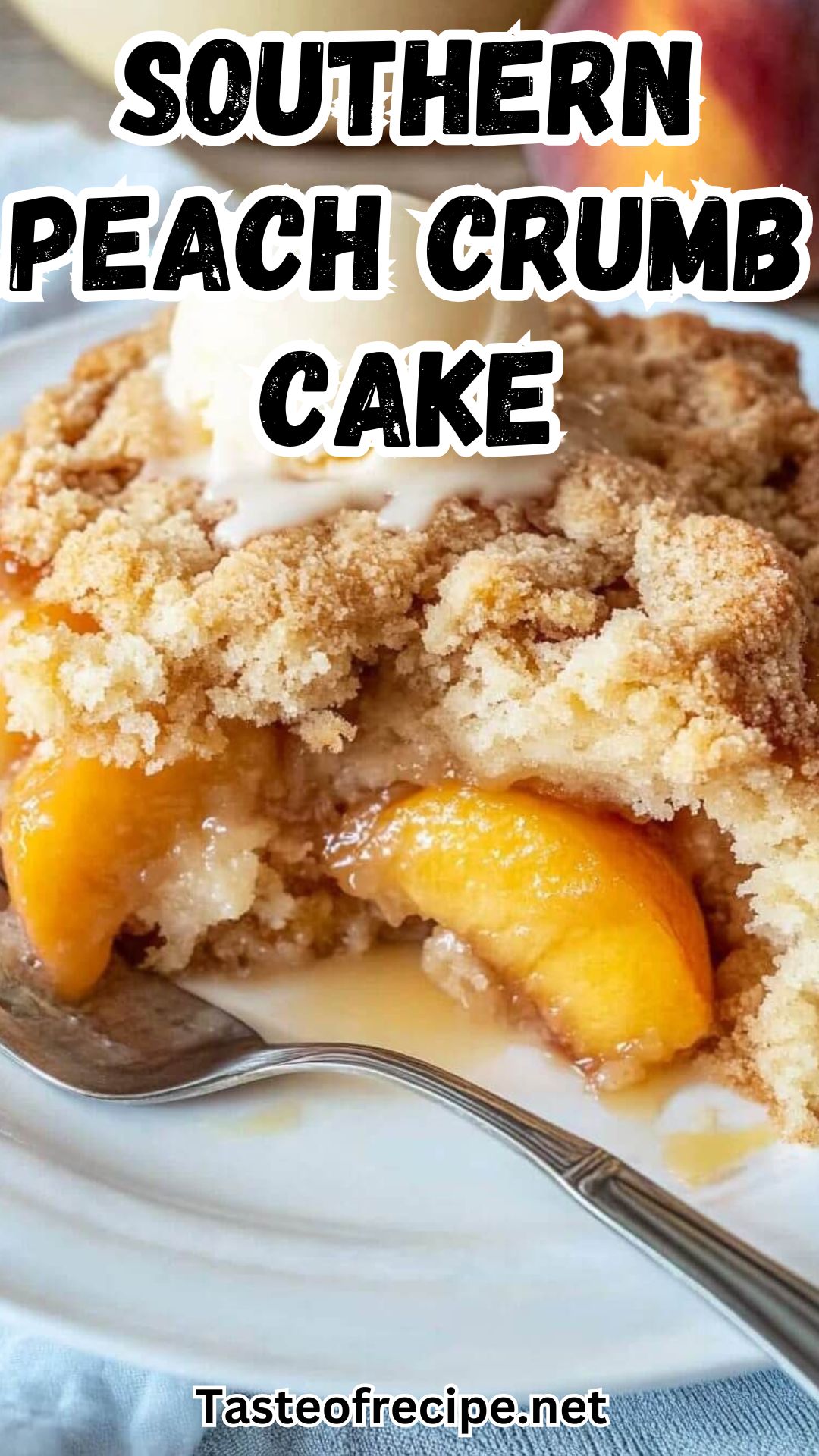 Southern Peach Crumb Cake Recipe Southern Peach Crumb Cake Recipe