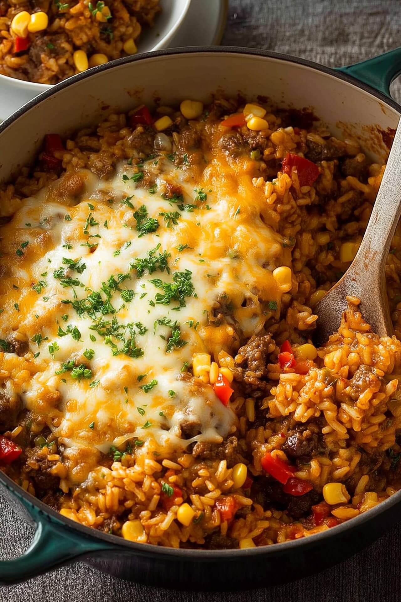 Cozy Beef and Rice Casserole 6 Cozy Beef & Rice Casserole