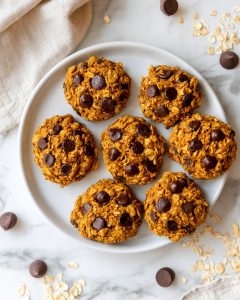Healthy Pumpkin Oat Cookies