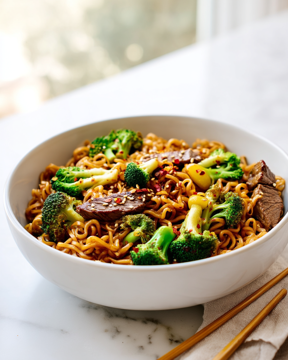 Beef and Broccoli Ramen Stir Fry 11 Beef and Broccoli Ramen Stir Fry