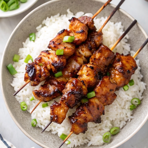Teriyaki Chicken Skewers 12 Teriyaki Chicken Skewers