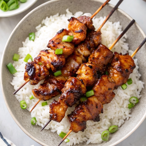 Teriyaki Chicken Skewers
