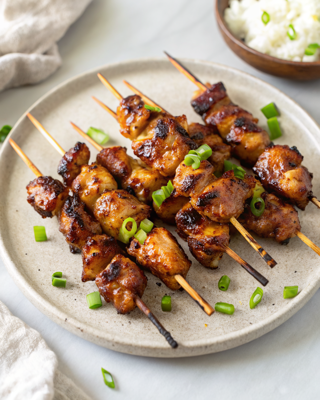 Teriyaki Chicken Skewers 10 Teriyaki Chicken Skewers