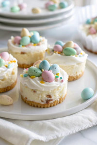 No Bake Mini Egg Cheesecake Recipe