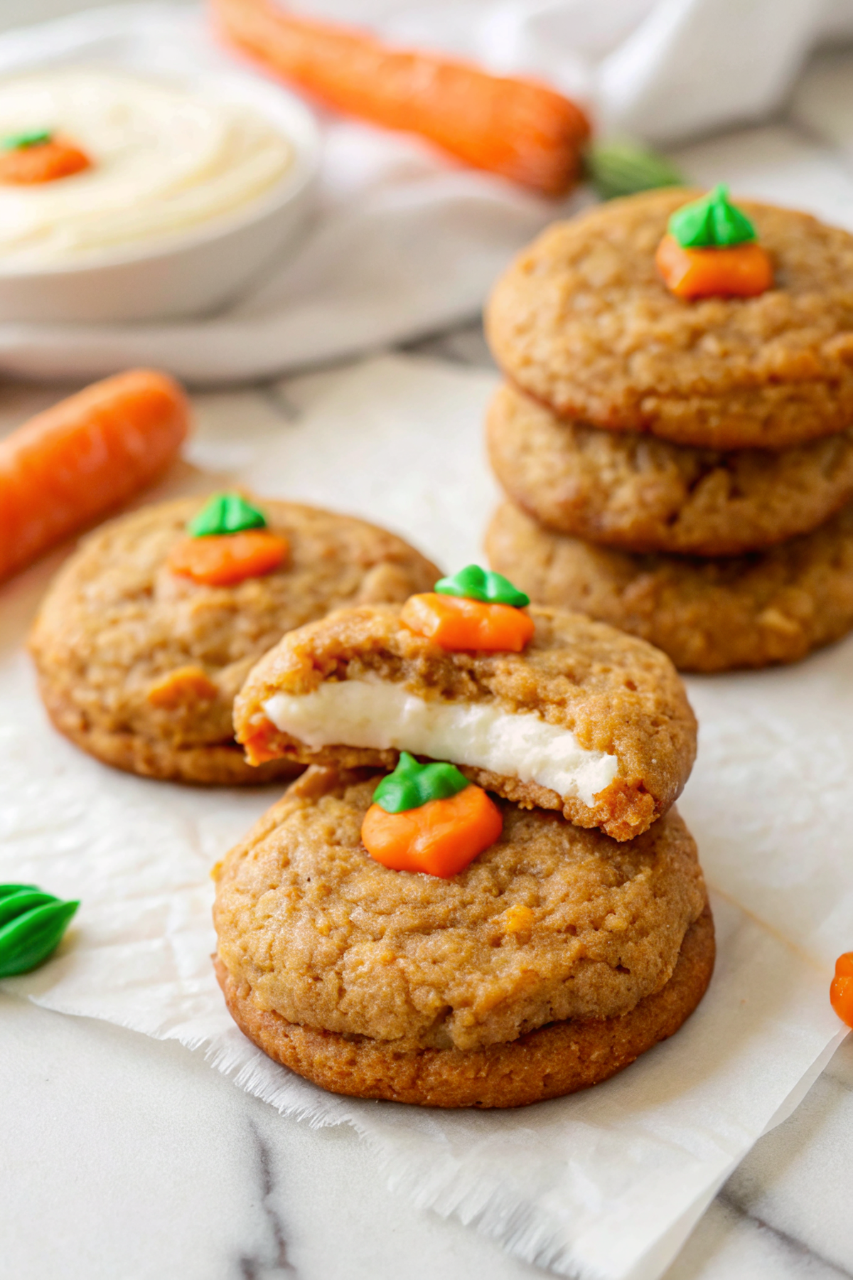 Carrot Cake Cookies 8 Carrot Cake Cookies