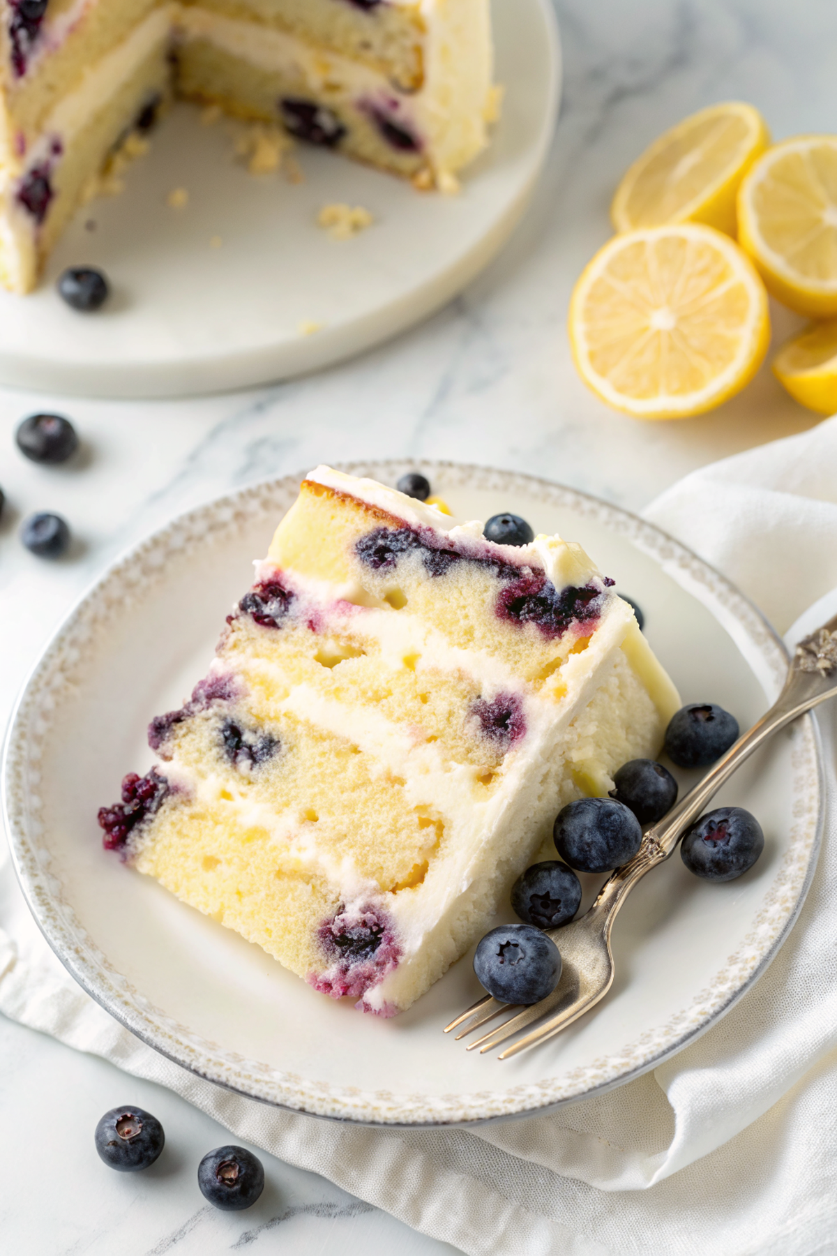 Lemon Blueberry Cake 7 Lemon Blueberry Cake