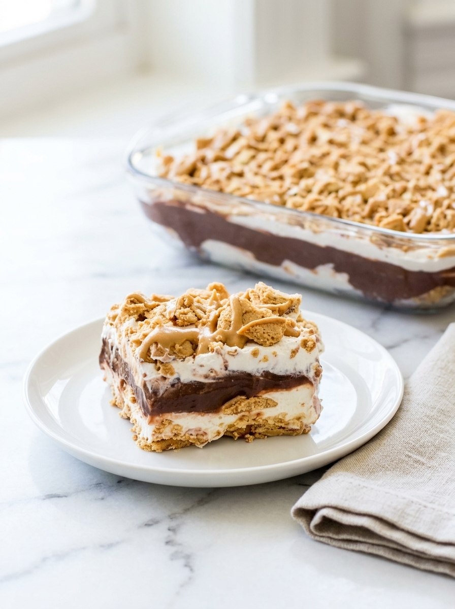 Peanut Butter Crunch Lasagna 11 Peanut Butter Crunch Lasagna