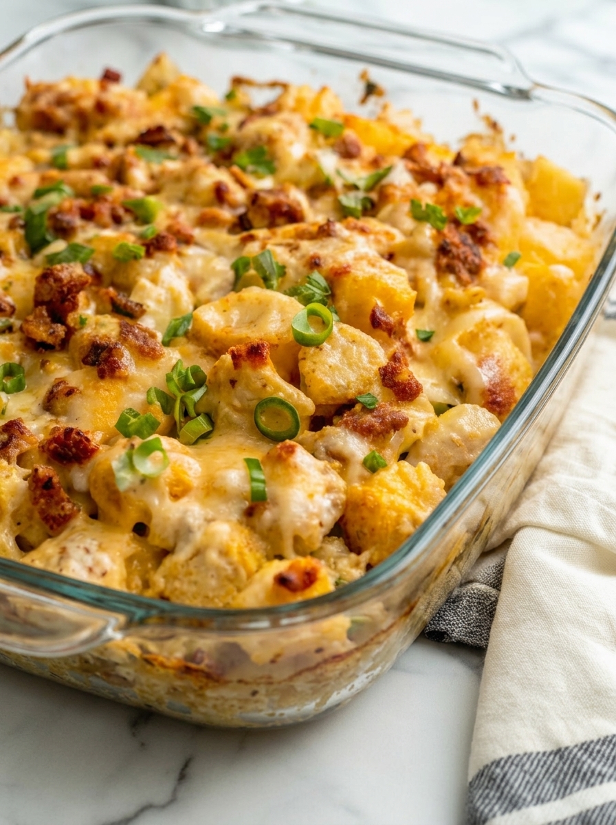 CHICKEN BACON RANCH CASSEROLE WITH POTATOES 8 CHICKEN BACON RANCH CASSEROLE WITH POTATOES