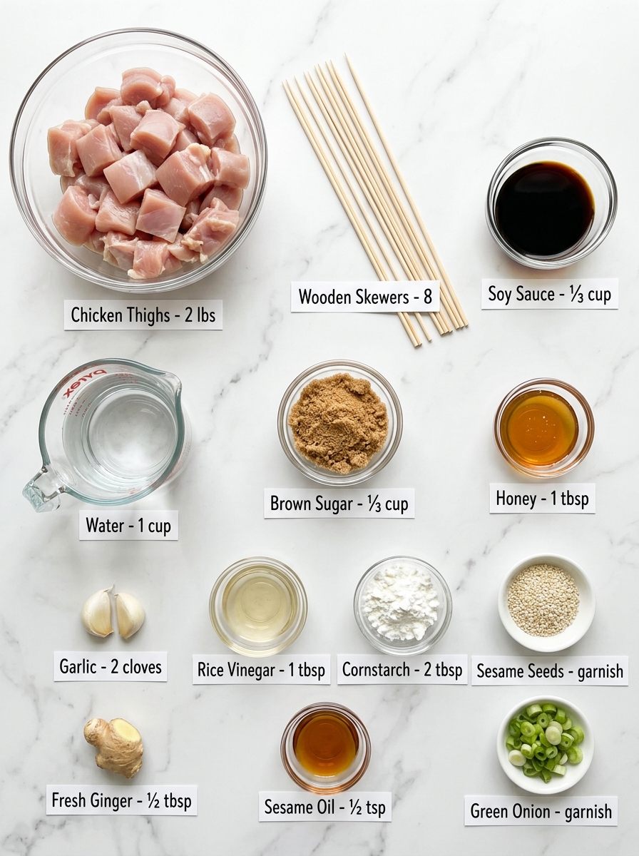 Teriyaki Chicken Skewers 11 Teriyaki Chicken Skewers