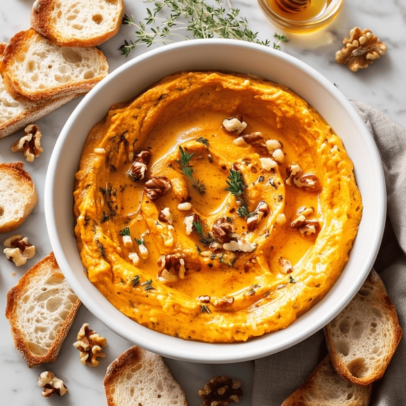 Pumpkin Whipped Feta Dip