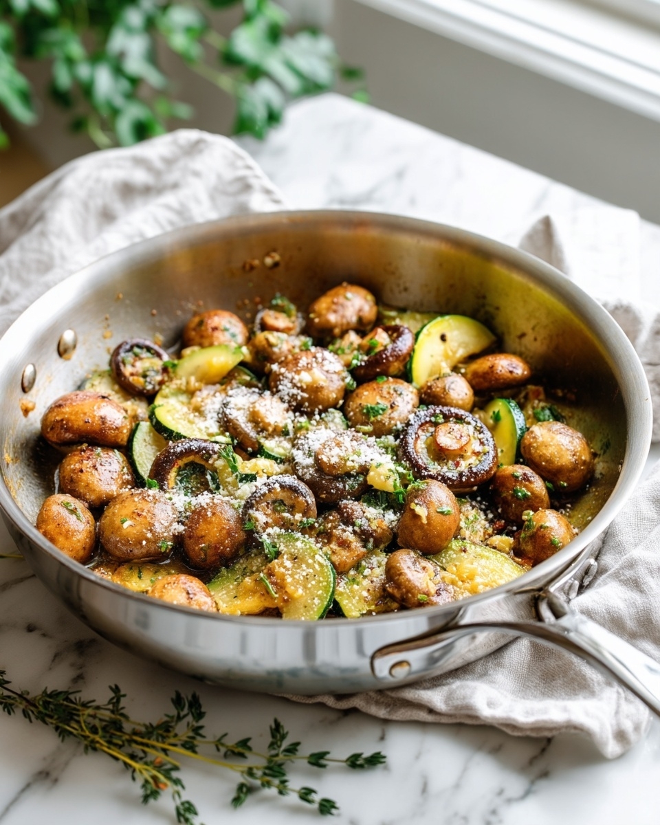Skillet Zucchini and Mushrooms 8 Skillet Zucchini and Mushrooms