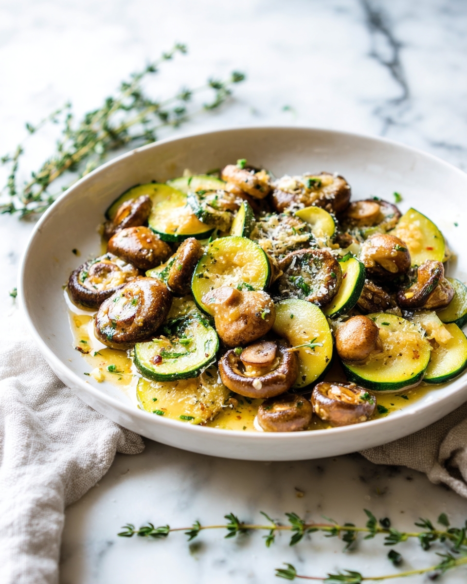 Skillet Zucchini and Mushrooms 11 Skillet Zucchini and Mushrooms