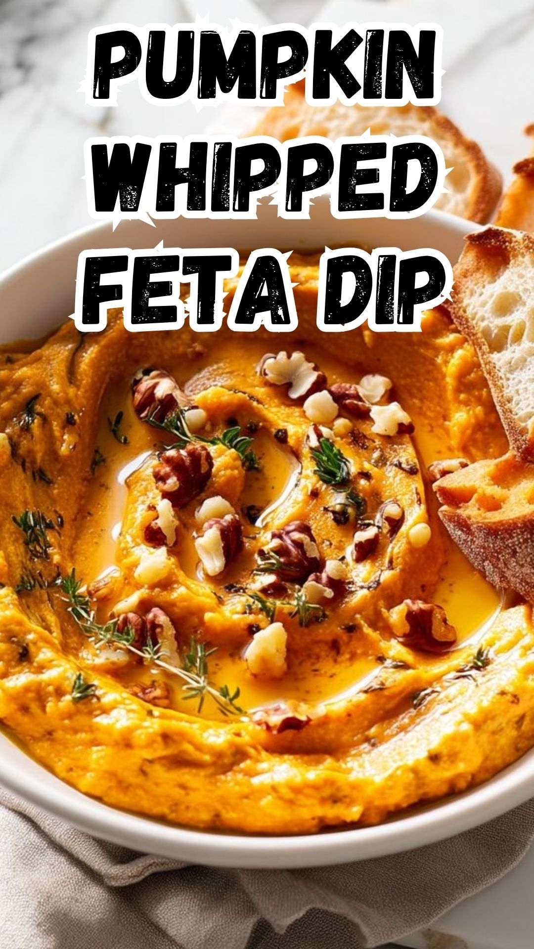 Pumpkin Whipped Feta Dip Pumpkin Whipped Feta Dip