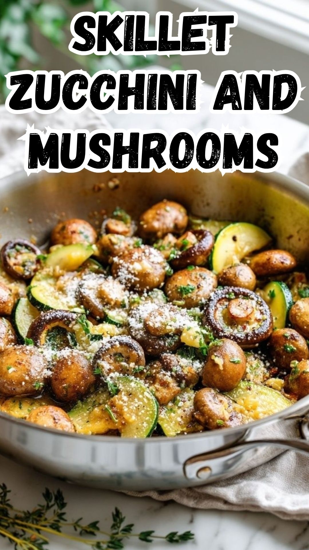 Skillet Zucchini and Mushrooms Skillet Zucchini and Mushrooms